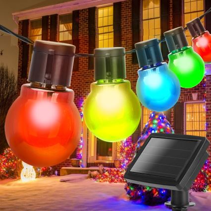 Aigostar - LED Solar chain 20xLED/5,8m IP44 multicolor