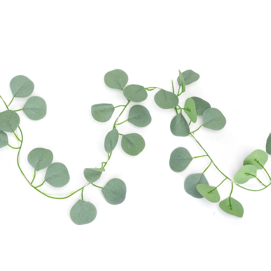 Aigostar - LED Solar chain 50xLED/7m IP65 warm white eucalyptus