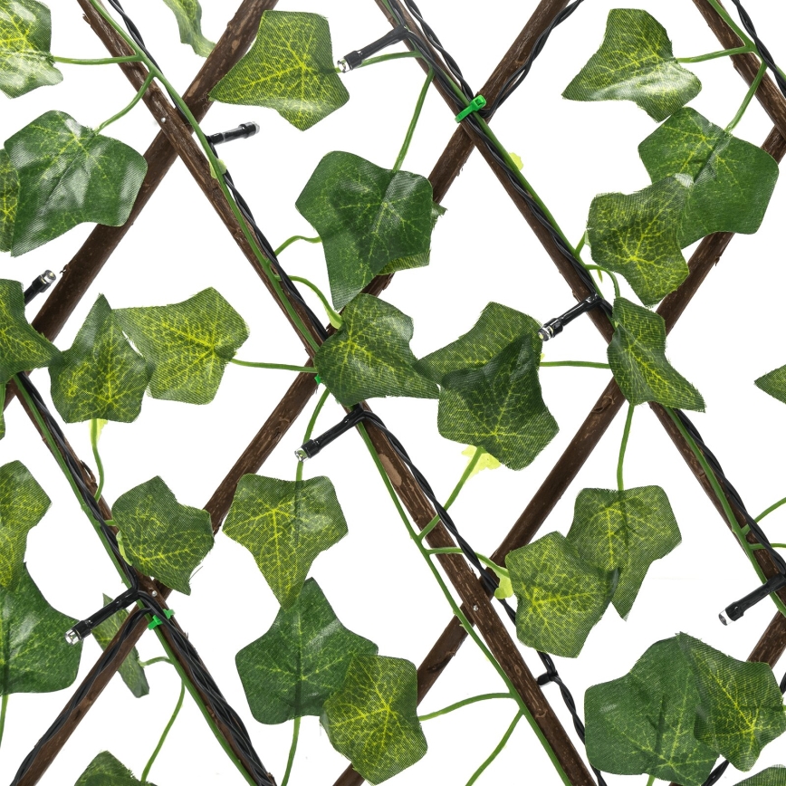 Aigostar - LED Solar chain 56xLED/2x0,4m IP65 warm white ivy