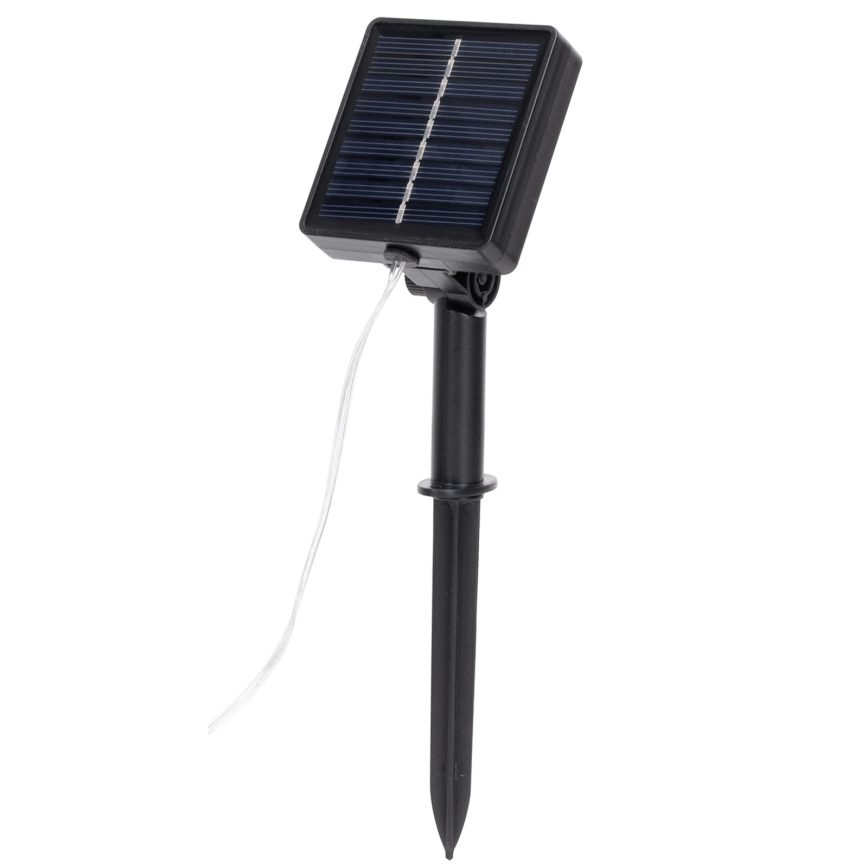 Aigostar - LED Solar chain 70xLED/4x1m IP65 300 mAh warm white ivy