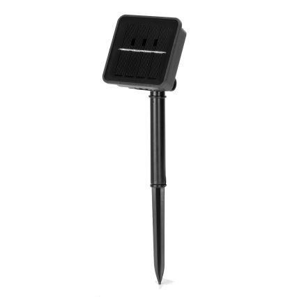 Aigostar - LED Solar chain LED/8 functions 12m IP65 warm white