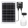 Aigostar - LED Solar chandelier with sensor LED/70W/12V 6000 mAh 6500K d. 12 cm + remote control