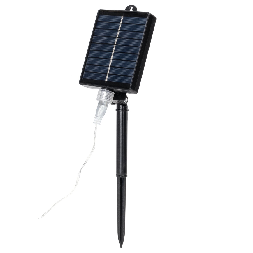 Aigostar - LED Solar Christmas chain 192xLED/8m IP65 warm white