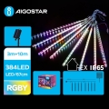 Aigostar - LED Solar Christmas chain 384xLED/13m IP65 1200 mAh multicolor