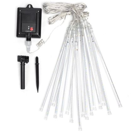 Aigostar - LED Solar Christmas chain 384xLED/13m IP65 cool white