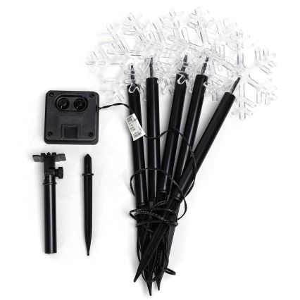 Aigostar - LED Solar Christmas light LED/0,054W/1,2V 1m IP65 cool white