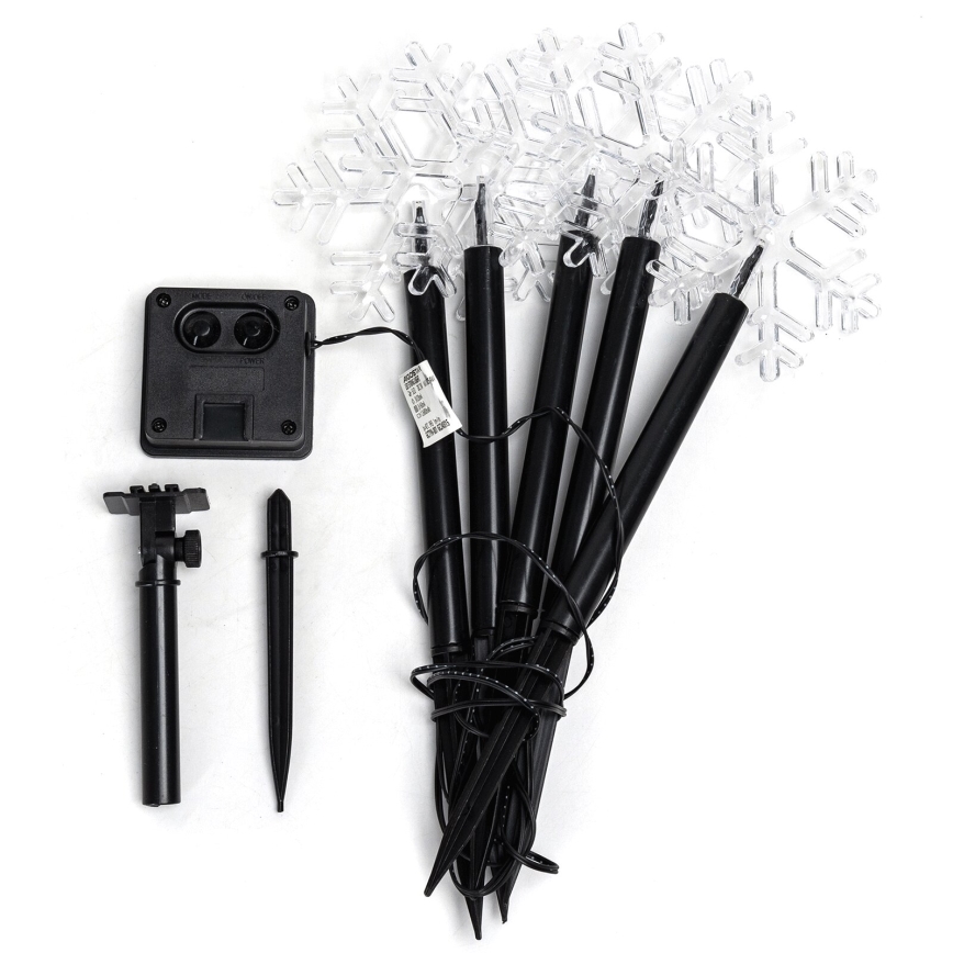 Aigostar - LED Solar Christmas light LED/0,054W/1,2V 1m IP65 cool white