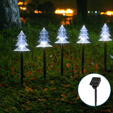 Aigostar - LED Solar Christmas light LED/0,054W/1,2V 1m IP65 cool white