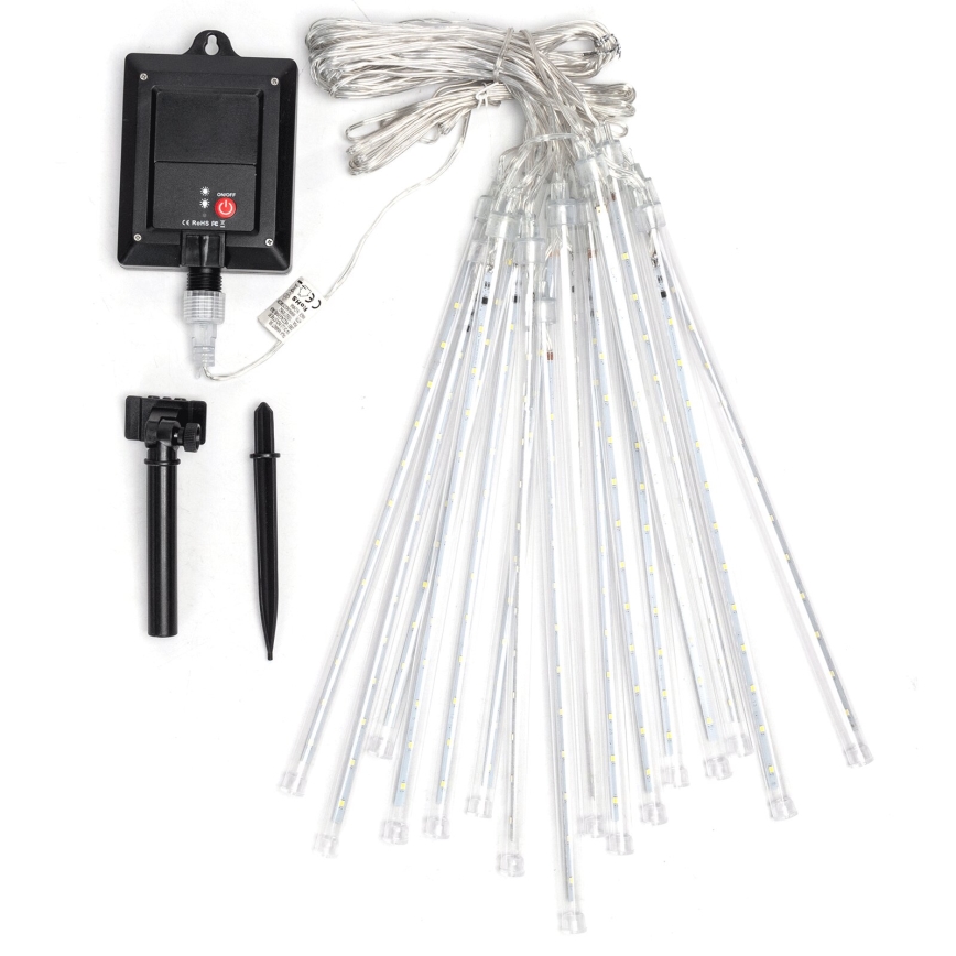 Aigostar - LED Solar Christmas String Lights 384 LEDs/13 m IP65 1200 mAh Cool White