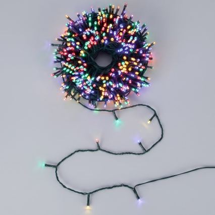 Aigostar - LED Solar Christmas string lights 300 LEDs/8 modes 32m IP65 multicolor 1200 mAh