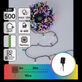 Aigostar - LED Solar Christmas String 500 LEDs/8 functions 52m IP65 multicolor 1200 mAh
