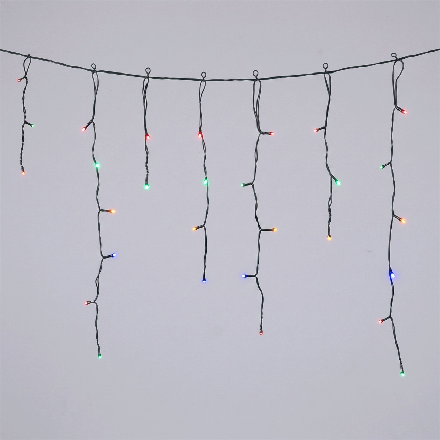 Aigostar - LED Solar Christmas string lights 100xLED/8 functions 8x0.6m 800 mAh IP65 multicolor