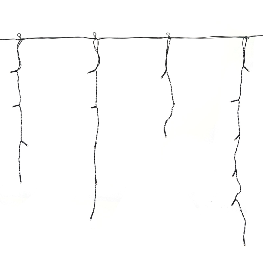 Aigostar - LED Solar Christmas string lights 100xLED/8 functions 8x0.6m 800 mAh IP65 multicolor