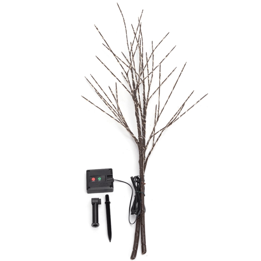 Aigostar - LED Solar decoration 140xLED/3m IP65 300 mAh warm white vine