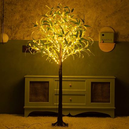 Aigostar - LED Solar decoration 30xLED/2,6m IP65 warm white olive
