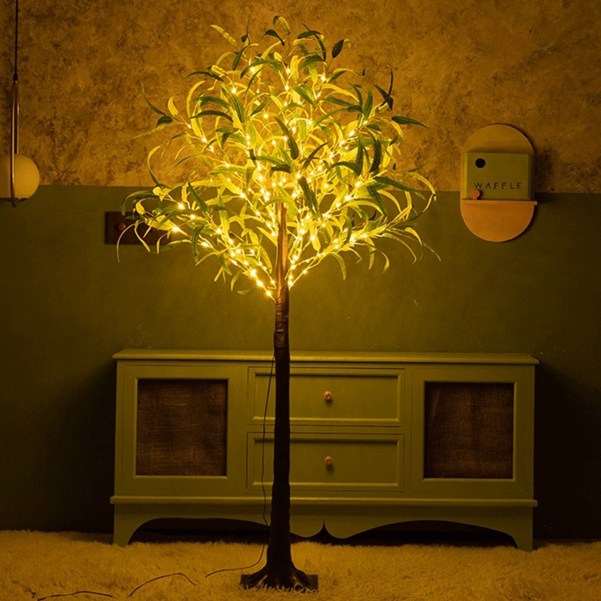 Aigostar - LED Solar decoration 30xLED/2,6m IP65 warm white olive