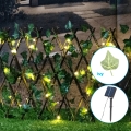 Aigostar - LED Solar decoration 56xLED/2x0,4m IP65 300 mAh warm white ivy