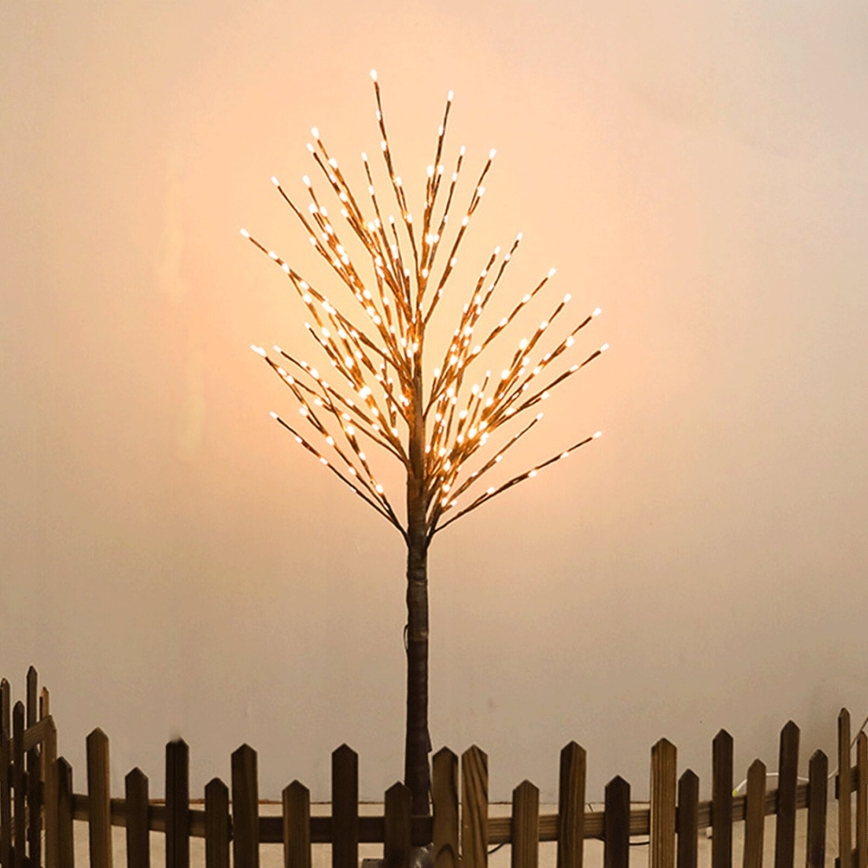 Aigostar - LED Solar decoration 64xLED/3,2m IP65 warm white tree