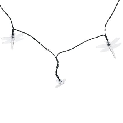 Aigostar - LED Solar Decorative String Lights, 50 LEDs, 8 Modes, 10 m, 800 mAh, IP65, Warm White