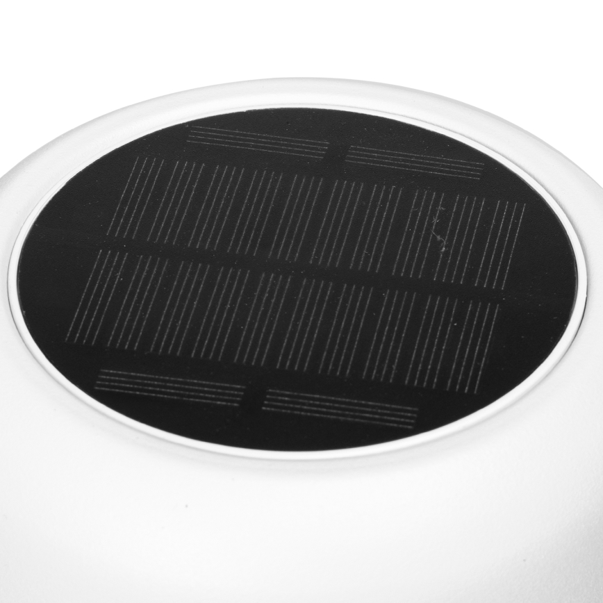 Aigostar - LED Solar dimmable rechargeable table lamp LED/3W/5V 2200mAh white IP54