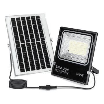 Aigostar - LED Solar Floodlight LED/100W/3,2V 2000mAh 3000K/4000K/6500K IP66 + remote control