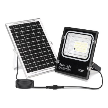 Aigostar - LED Solar Floodlight LED/50W/3.2V 1200mAh 3000K/4000K/6500K IP66 + remote control