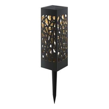 Aigostar - LED Solar Lamp 0.006 W / 1.2 V, 100 mAh, 28.5 cm, Black, 3000 K, IP44