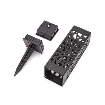 Aigostar - LED Solar Lamp 0.006 W / 1.2 V, 100 mAh, 28.5 cm, Black, 3000 K, IP44