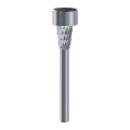 Aigostar - LED Solar lamp LED/0,006W/1,2V 29,5 cm matte chrome 6500K IP44