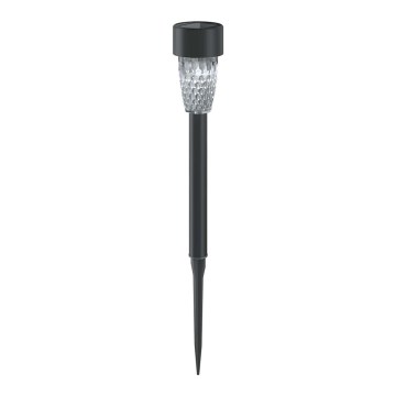 Aigostar - LED Solar lamp LED/0,006W/1,2V 29,7 cm black 6500K IP44