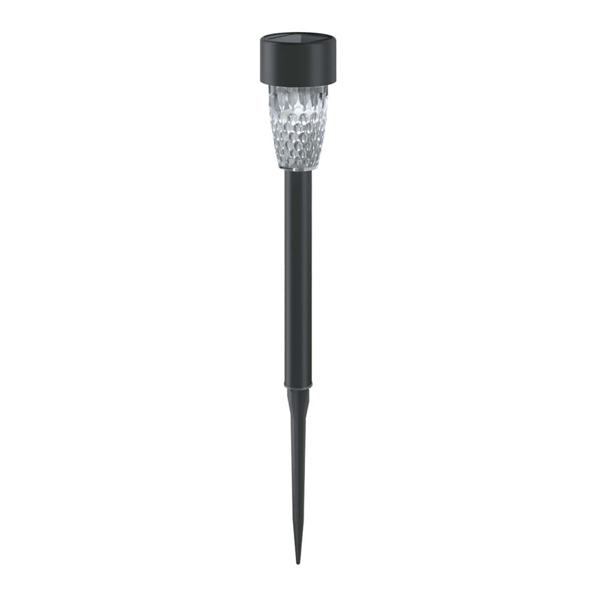 Aigostar - LED Solar lamp LED/0,006W/1,2V 29,7 cm black 6500K IP44