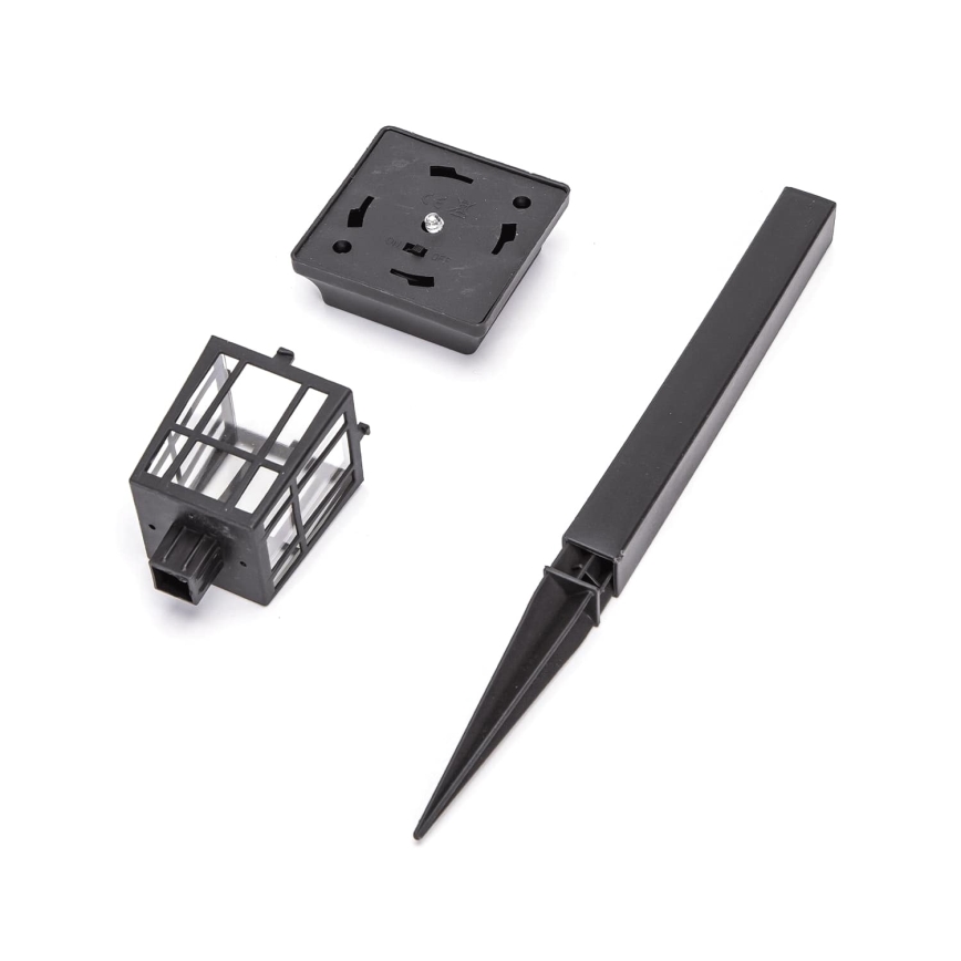 Aigostar - LED Solar lamp LED/0,006W/1,2V 32 cm 40 mAh black 6500K IP44