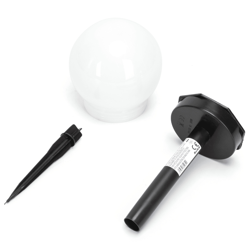 Aigostar - LED Solar lamp LED/0,006W/1,2V 33cm black 6500K IP44