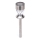 Aigostar - LED Solar lamp LED/0,006W/1,2V 35,5cm matte chrome 2700K IP44