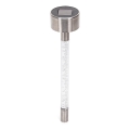 Aigostar - LED Solar lamp LED/0,006W/1,2V 36,7cm matte chrome 6500K IP44
