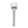 Aigostar - LED Solar lamp LED/0,006W/1,2V 37,8cm matte chrome 2700K IP44