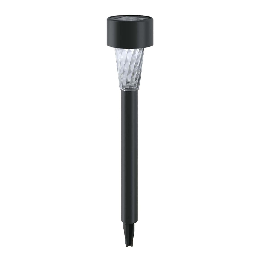 Aigostar - LED Solar lamp LED/0,006W/1,2V 40 mAh 29,5 cm black 6500K IP44