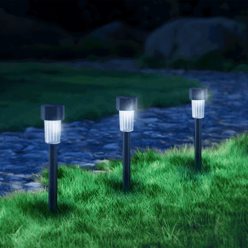 Aigostar - LED Solar lamp LED/0,006W/1,2V 40mAh 6500K IP44 29,5 cm