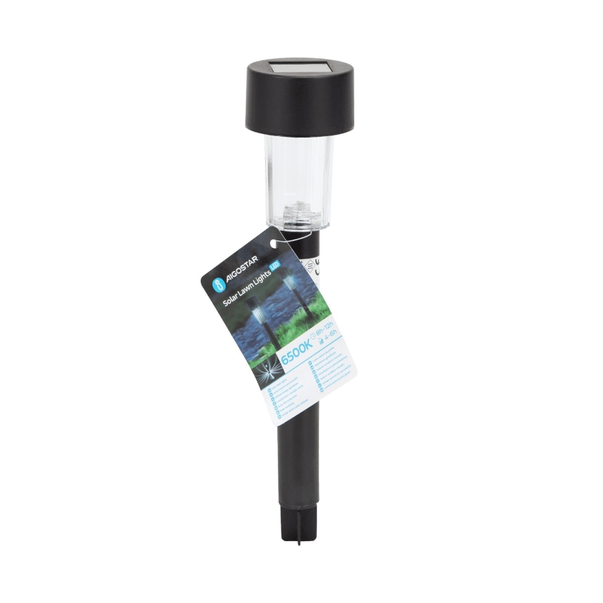 Aigostar - LED Solar lamp LED/0,006W/1,2V 40mAh 6500K IP44 29,5 cm