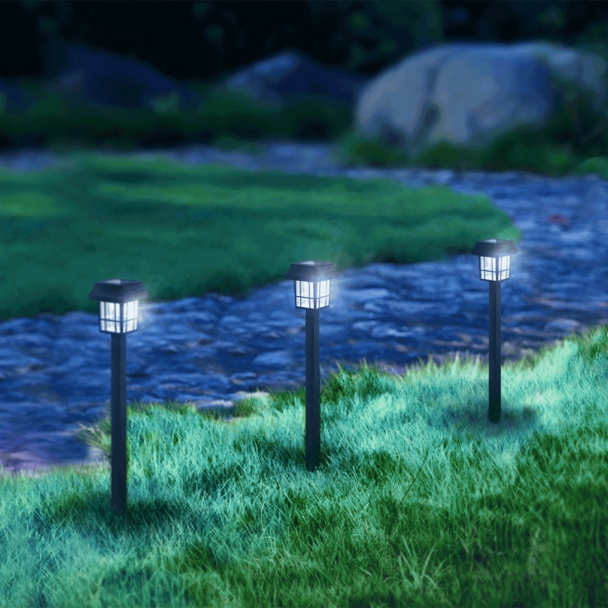 Aigostar - LED Solar lamp LED/0,006W/1,2V 40mAh 6500K IP44 32 cm