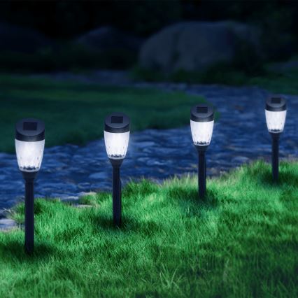 Aigostar - LED Solar lamp LED/0,006W/1,2V 40mAh 6500K IP44 34,5 cm star