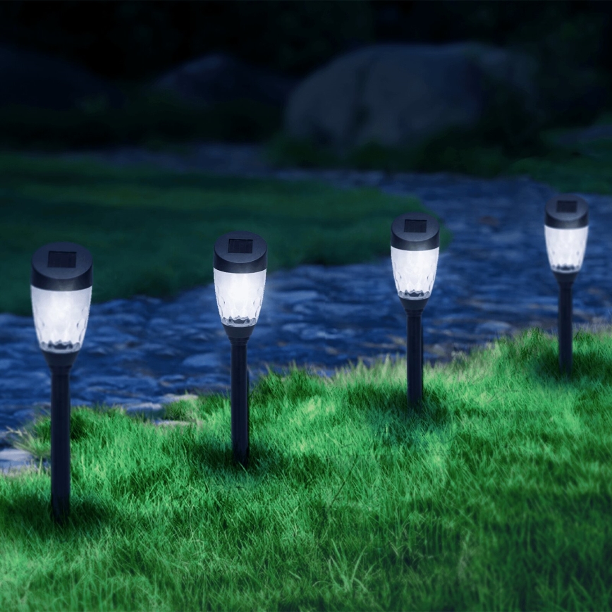 Aigostar - LED Solar lamp LED/0,006W/1,2V 40mAh 6500K IP44 34,5 cm star