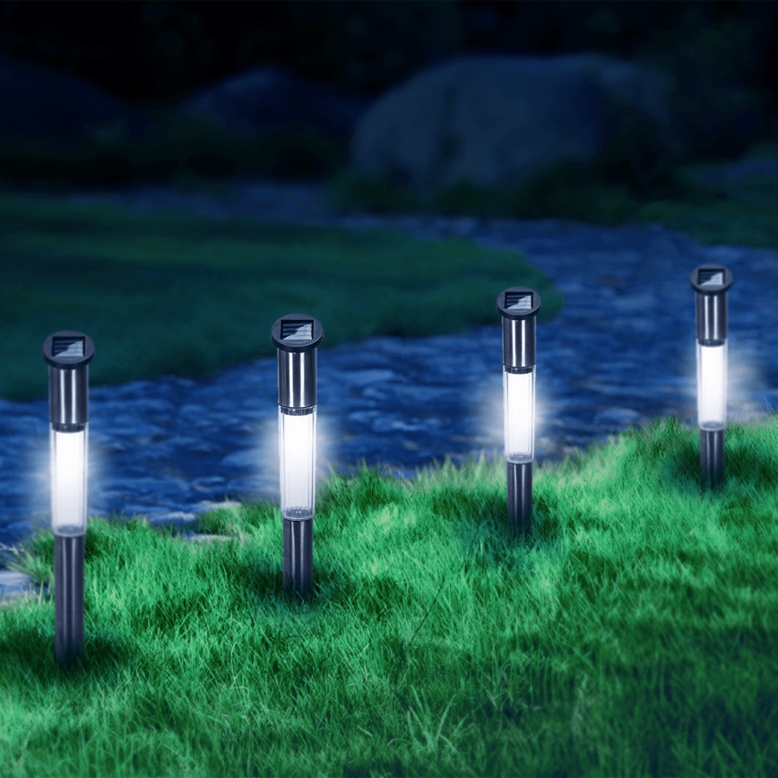 Aigostar - LED Solar lamp LED/0,012W/1,2V 100 mAh 6500K IP44 55 cm