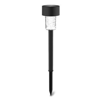 Aigostar - LED Solar lamp LED/0,06W/2V 32,7 cm 6500K IP44 black