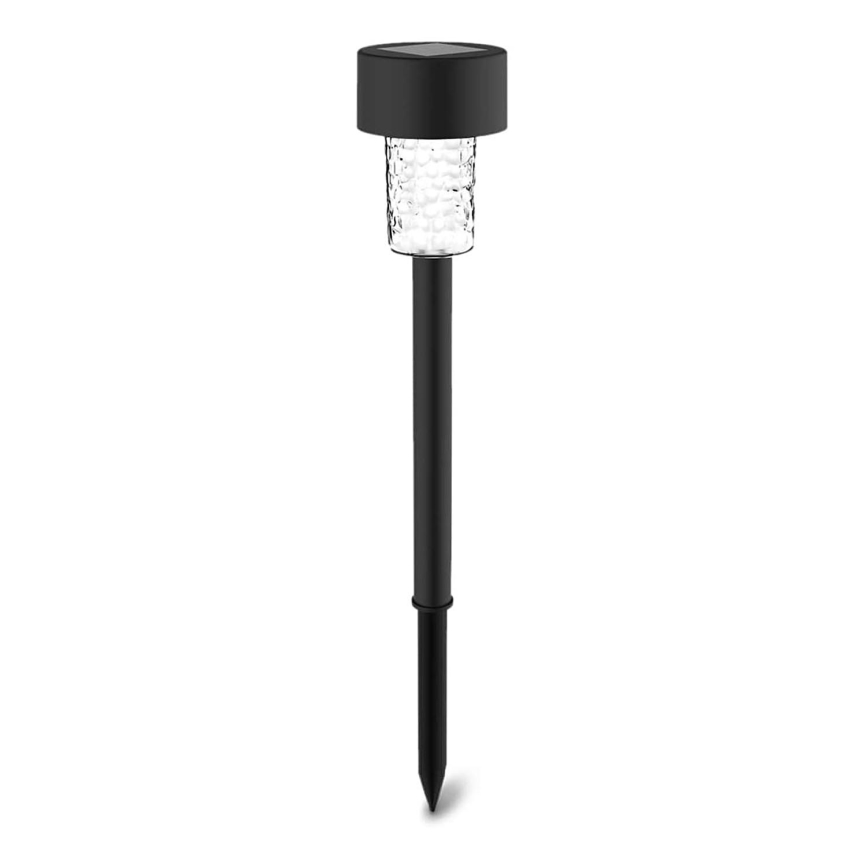 Aigostar - LED Solar lamp LED/0,06W/2V 32,7 cm 6500K IP44 black