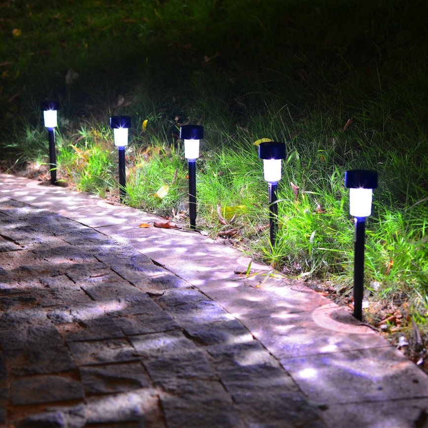 Aigostar - LED Solar lamp LED/0,06W/2V 32,7 cm 6500K IP44 black