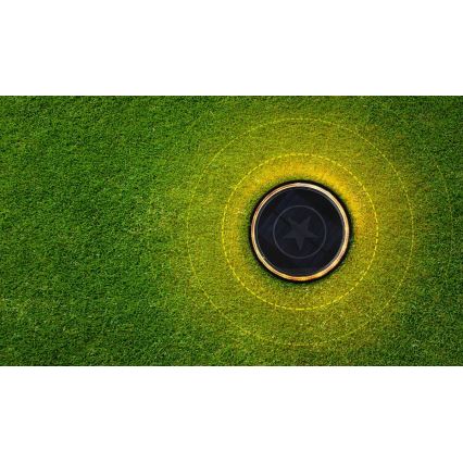 Aigostar - LED Solar lamp LED/0,6W/5,5V 24,5 cm 3200K IP66 black