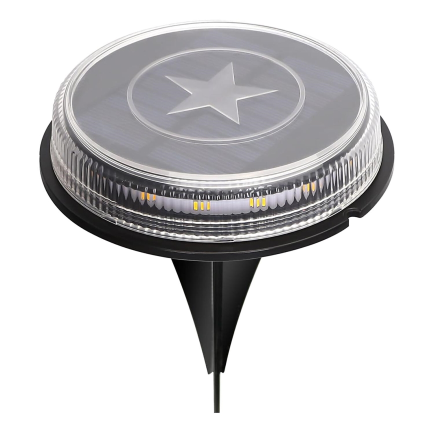 Aigostar - LED Solar lamp LED/0,6W/5,5V 24,5 cm 500 mAh 3200K IP66 black