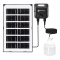 Aigostar - LED Solar Lantern with Sensor LED / 35W / 12V, 3000 mAh, 6500K, IP65, Ø 10 cm + Remote Control