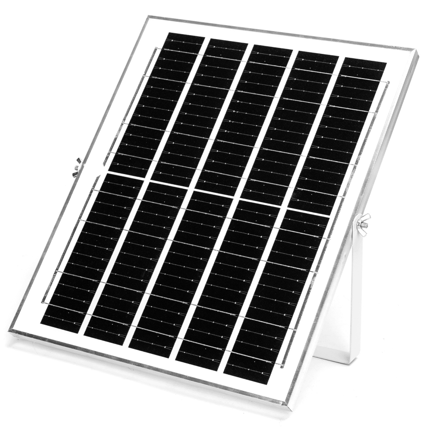 Aigostar - LED Solar light 2xLED/70W/12V 12000 mAh 6500K d. 20,5 cm + remote control